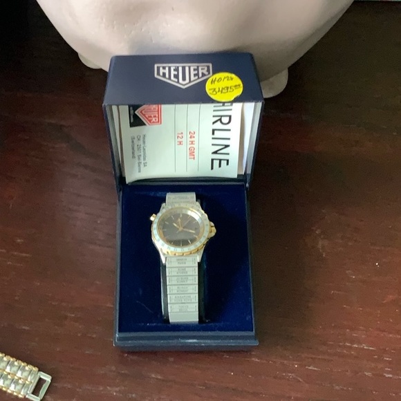 Tag Heuer Other - BNIB Men’s Heuer Airline Gold and Silver Toned Watch